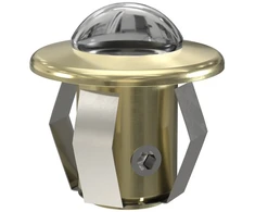 CARIITTI CR-05 kristalai LED apšvietimui, Auksinė, Permatoma