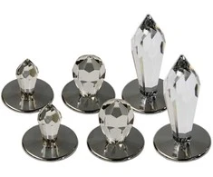 Sieninis šviestuvas CARIITTI Crystal Star LED pirties apšvietimas