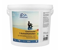 Chemoform Greito tirpimo chloras CHEMOCLOR T-Tabletės po 20 g, 5kg