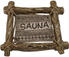 Timo Keraamika Durų lentelė SAUNA su rėmu