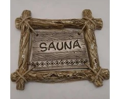 Timo Keraamika Durų lentelė SAUNA su rėmu