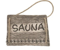 Timo Keraamika Durų lentelė SAUNA, tamsi