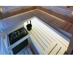 Elektrinė pirties krosnelė - EOS BI-O Tec, 6 kW, antracito spalvos perlų efekto apdaila