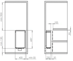 Elektrinė pirties krosnelė - HARVIA Concept R Mini 6 kW