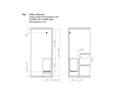 Elektrinė pirties krosnelė - HARVIA Virta Wall Combi 9 kW