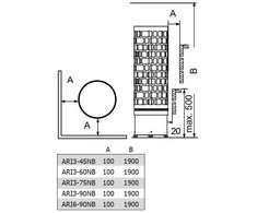 Elektrinė pirties krosnelė – SAWOTEC Ari Round, su valdymo pultu, ARI3-90NB