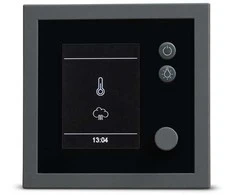 Elektrinės pirties krosnelės valdymo pultas - EOS Emotec H, juodas