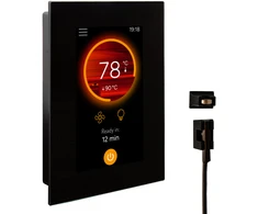 Elektrinės pirties krosnelės valdymo pulto atnaujinimo rinkinys - Harvia Fenix FX002XW Wifi su jutikliniu ekranu ir durų jutikliu