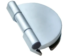 Harvia Basic vyriai stiklinėms pirties durims, tvirtinimui prie medinio rėmo, 2vnt, sidabrinės spalvos