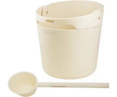 HARVIA Helmi pirties kibirėlio ir samčio rinkinys, Ivory