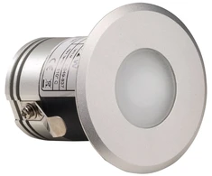 Harvia LED pirties šviestuvas, šiltai balta šviesa, 2 W, 60 mm skersmens