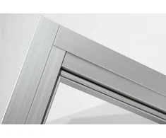 Harvia Oy Harvia aliuminio apdailos juostų komplektas stiklinėms durims 8 × 19–21, pilkas