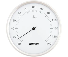 HARVIA pirties termometras, apvalus, baltas, 160 mm skersmens, SAC90201