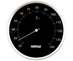 HARVIA pirties termometras, apvalus, juodas, 160 mm skersmens, SAC90200