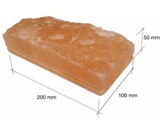 Išfrezuotos skaldytos himalajų druskos plytos 200x100x50mm