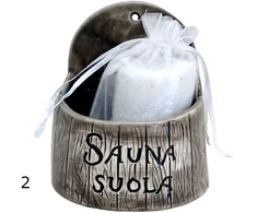 Timo Keraamika Keraminis druskos indas pirčiai - tamsus 250 ml, 2 modelis