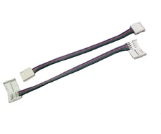 LED kampinė jungtis