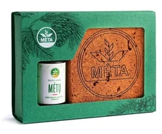 Mėta Rinkinys – molinis difuzorius ir MĖTŲ eterinis aliejus 10ml