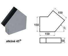 Metiksa Alkūnė plokščia 5F15/45