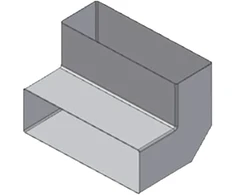 Metiksa Alkūnė siaura 50x150, 90°