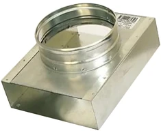 Metiksa Perėjimas šoninis - 90 laipsnių , diametras 120 mm
