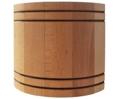 MM-S ventiliatorius pirčiai su lenkta medžio apdaila d/100