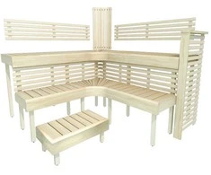 Modulinis pirties gultas PREMIUM, Drebulės mediena 2000 x 2090 mm