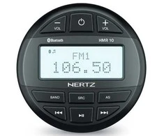 Muzikinis centras HMR 10D, be garsiakalbių, atsparus drėgmei, juodas