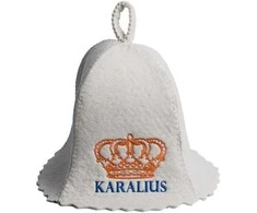 Pirties kepurė - KARALIUS, balta