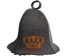 Pirties kepurė - QUEEN, pilka