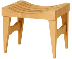 Pirties suoliukas iš juodalksnio arba termo juodalksnio, 470 × 340 × 410 mm