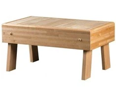 Pirties suoliukas - laiptas HS 1, juodalksnio mediena