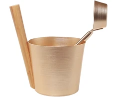 SAUFLEX kubiliuko ir samčio rinkinys 5 l, auksas