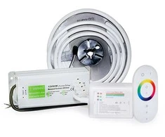 Sauflex LED RGB MILK rinkinys 12 W, 5 m