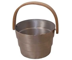 SAUNIA PYORRE kibirėlio ir samčio rinkinys 6 L, aliuminis