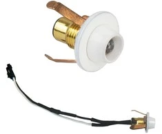 Sieninis šviestuvas Sauflex Saunos apšvietimas LedLite 6, baltas
