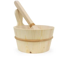 SAWO medinio 4 L kubiliuko ir 36 cm samčio rinkinys, pušis