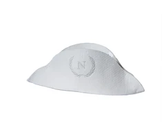 Shipelsky Pirties kepurė - Napoleono, balta