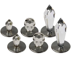 Sieninis šviestuvas CARIITTI Crystal Star LED pirties apšvietimas