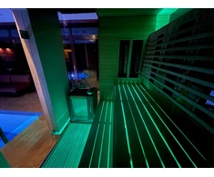 Sieninis šviestuvas SAUFLEX LED šviestuvas su valdymo įrenginiu, 100 W