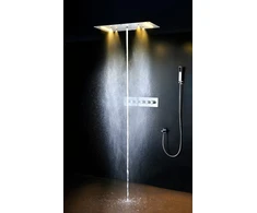 Steamtec Tolo lietaus dušas, 380x700 mm, 6 rankenėlių perjungiklis