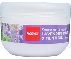 Šveičiamoji pirties druska HARVIA levanda - mėta 200g