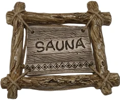 Timo Keramika Durų lentelė SAUNA su rėmu