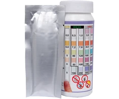 Vandens testavimo juostelės Easy-Dip 3 in 1, PH/CL/BR/Šarmingumui tirti