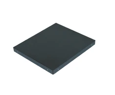 Vilpros Pramone Apsauginis padas malkinei krosnelei, nerūdijančio plieno, juodas 440x515 mm