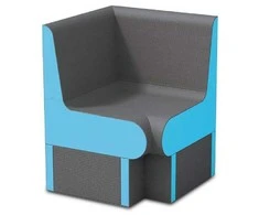WEDI garinės pirties kampinis gultas 650mm