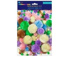 Dallprint Akril.pastelinių sp.burbuliukai 156vnt