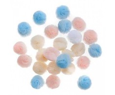 Dallprint Burbuliukai pasteliniai 2cm 24vnt
