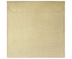Galeria Papieru Vokai 145x145mm PEARL 10vnt auksiniai