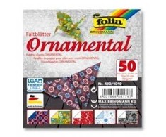 Origami 10x10/ 50l Folia Ornamentas